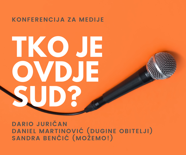 NAJAVA:  konferencija za medije, utorak 4.2.2020. …