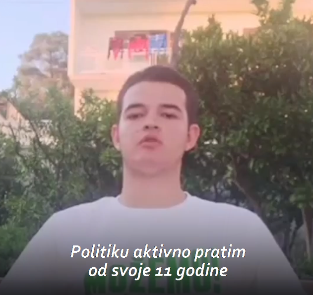 Poslušajte poruku našeg kandidata u 9. izbornoj jedinici, 19-godišnjeg Ivana Slavice ?