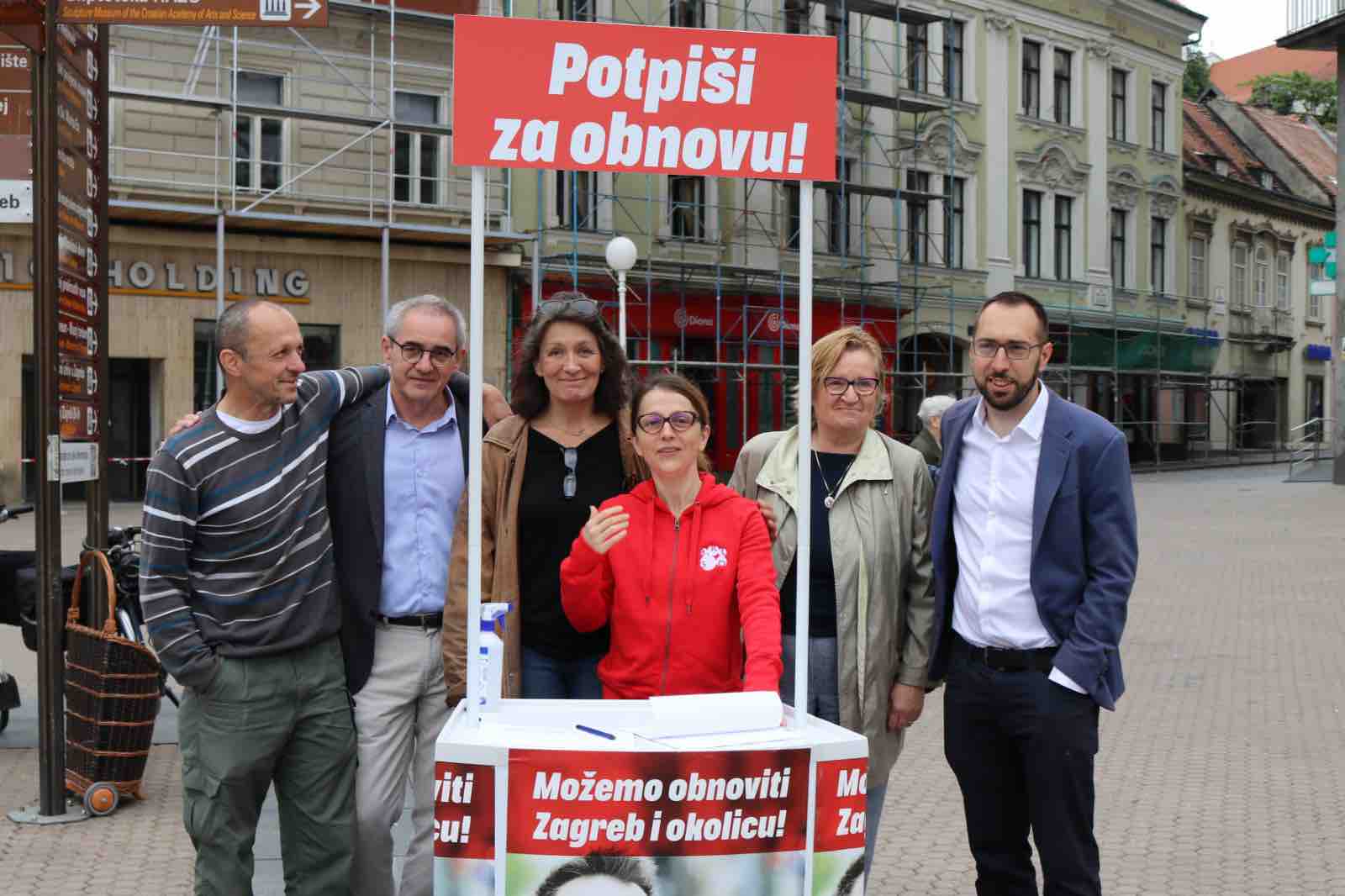 POČELA AKCIJA PRIKUPLJANJA POTPISA ‘NEMA ODMORA DOK NE POČNE OBNOVA!’