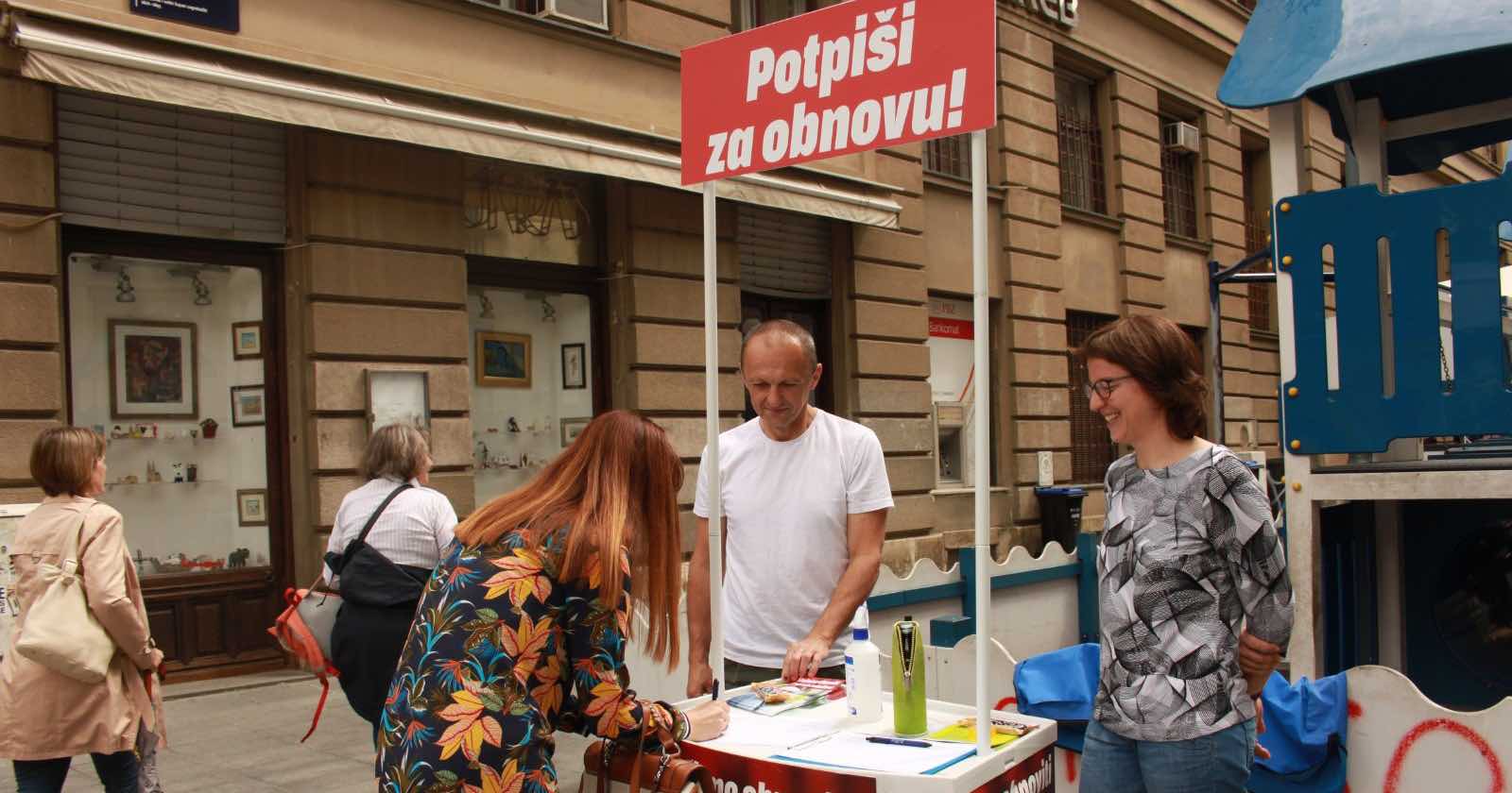 Nastavljamo s peticijom “Nema odmora dok ne počne obnova”!