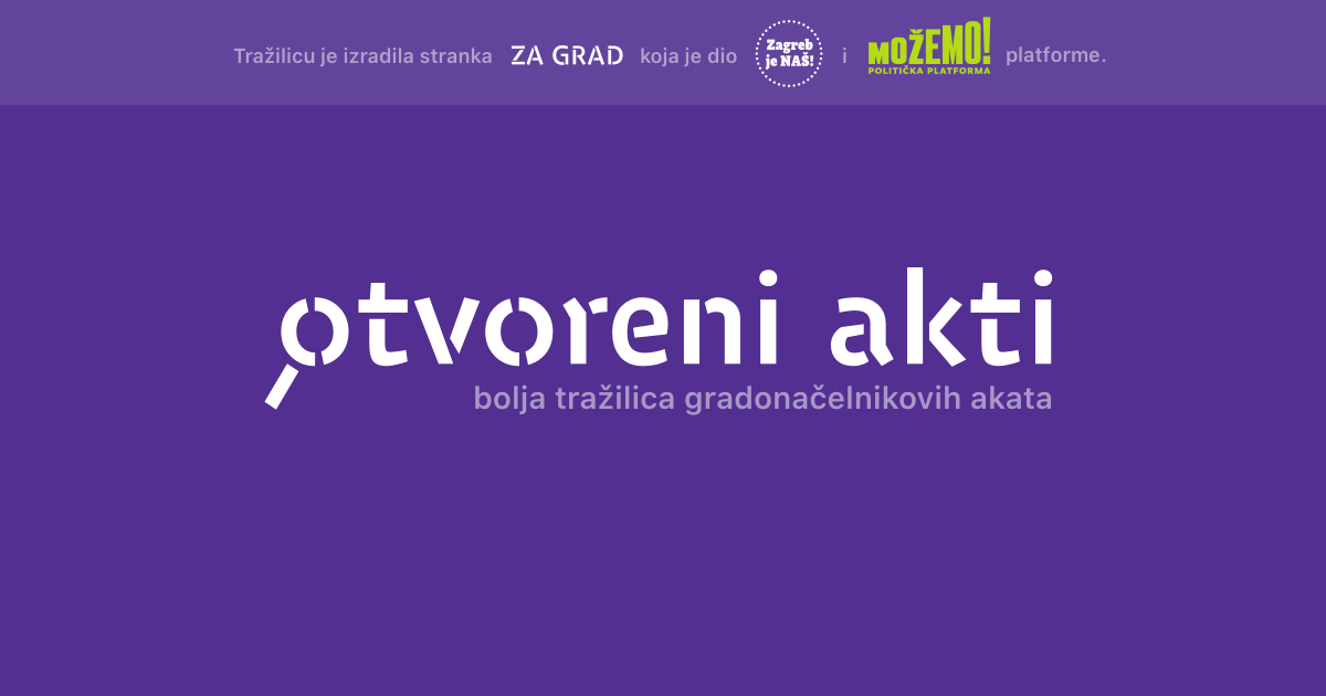 Za transparentniji Split i Zagreb!
