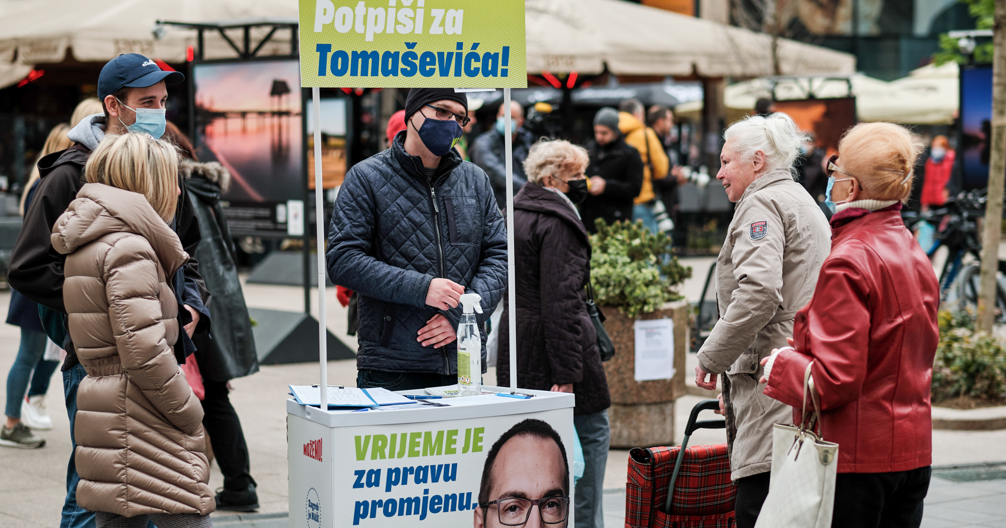 Potpiši za Tomaševića: lokacije štandova